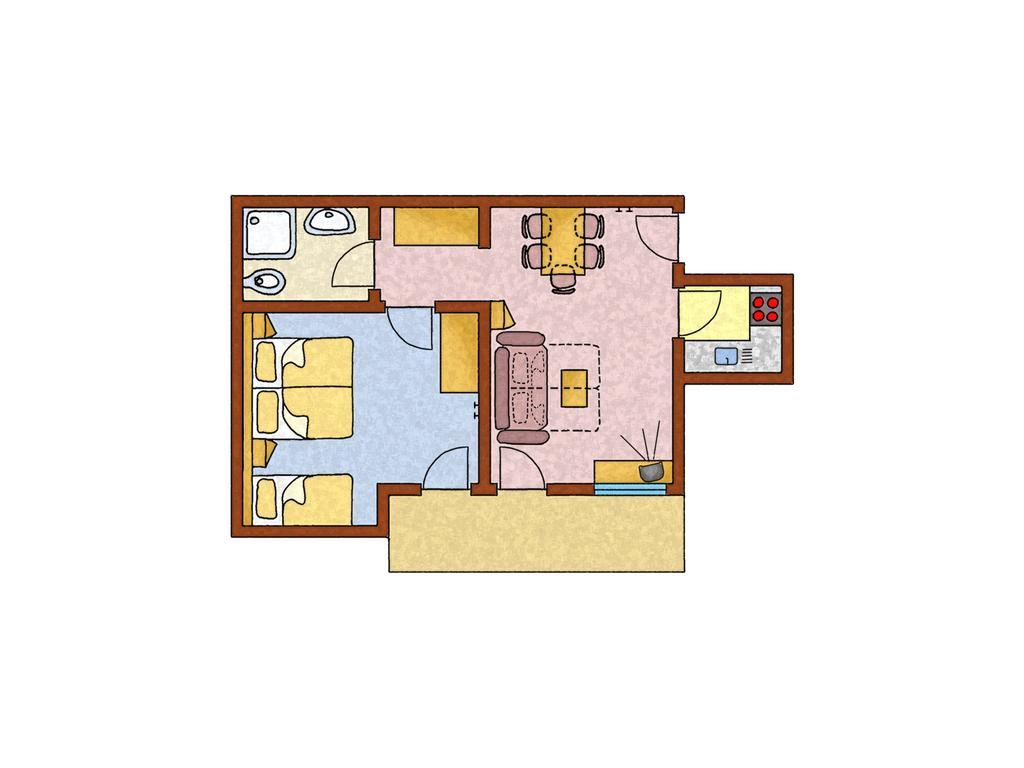 Appartements Erika Falzes Dış mekan fotoğraf